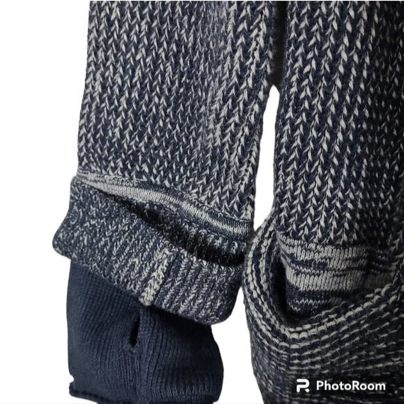 Lululemon Vestigan Blue Cashmere Blend Knitted Cardigan Womens Size 4 - Picture 7 of 16